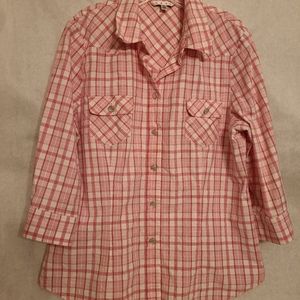 CAbi Button Front Western Blouse XL